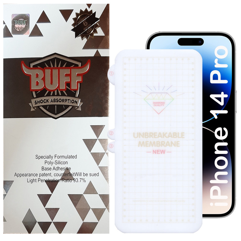 گلس گوشی اپل iPhone 14 پرو بوف مدل Hydrogel-G - Buff Hydrogel-G iPhone 14 Pro Screen Protector