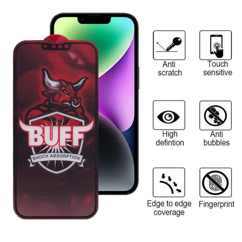 گلس گوشی اپل iPhone 14 / 13/ 13 Pro بوف مدل Cry-Double-G - buff Cry-Double-G iPhone 14/ 13/ 13 Pro  Screen Protector
