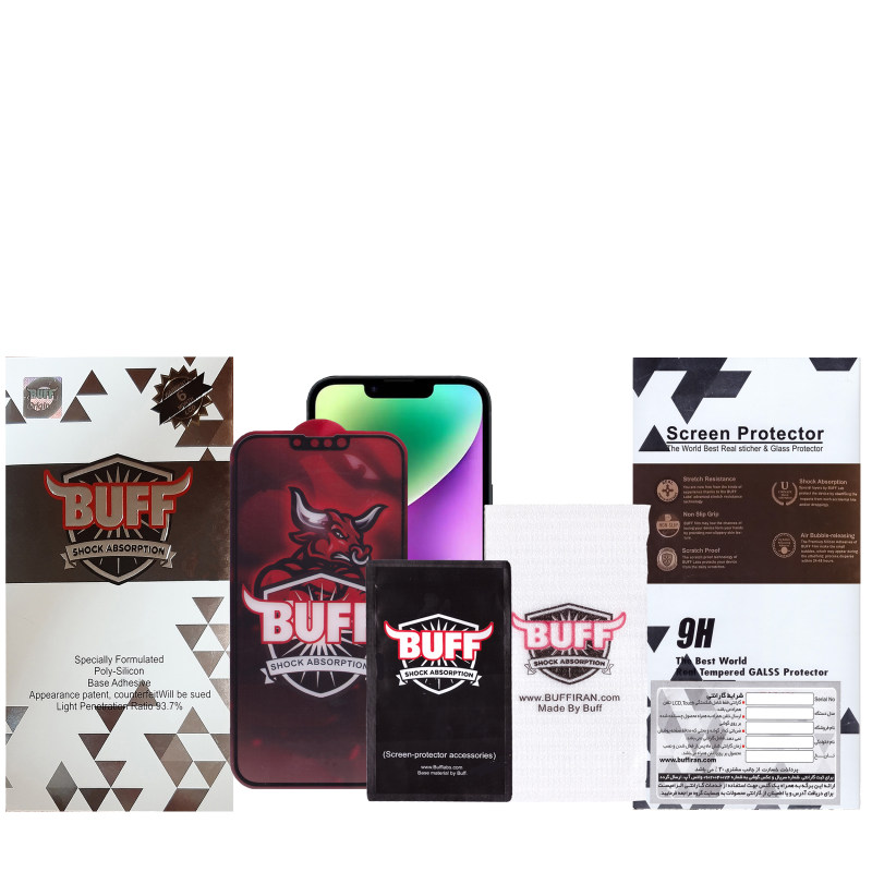 گلس گوشی اپل iPhone 14 / 13/ 13 Pro بوف مدل Cry-Double-G - buff Cry-Double-G iPhone 14/ 13/ 13 Pro  Screen Protector