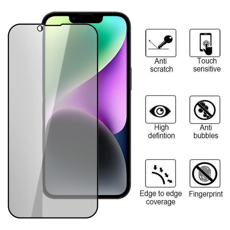 گلس گوشی اپل iPhone 14 بوف حریم شخصی مدل Privacy-G - Buff Privacy-G Iphone 14 Screen Protector