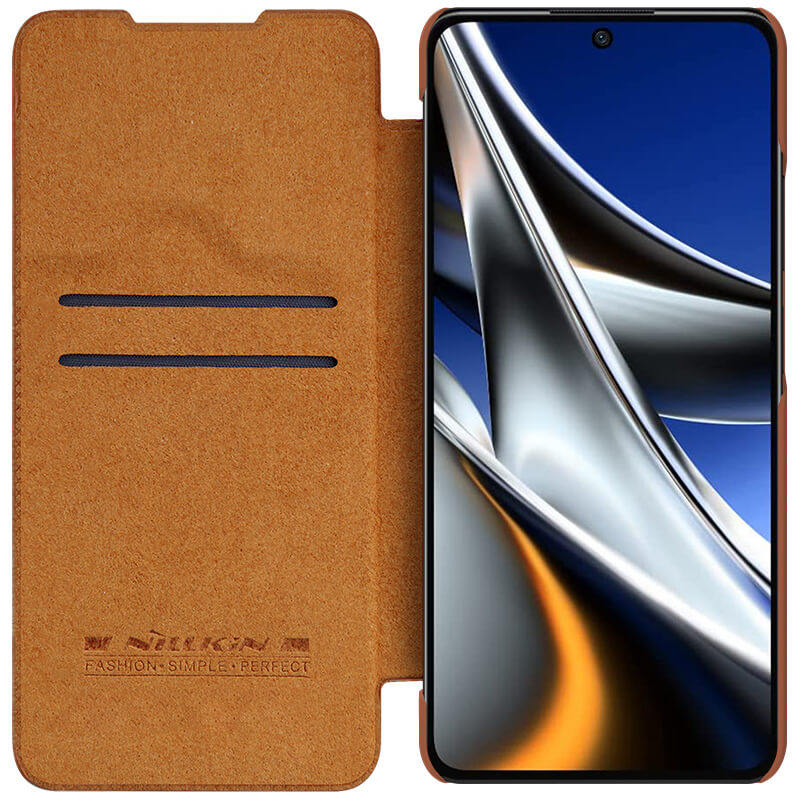 کیف کلاسوری گوشی شیائومی Poco X4 Pro 5G نیلکین مدل Qin Pro Leather  - Nillkin Qin Pro Leather cover for Poco X4 Pro 5G