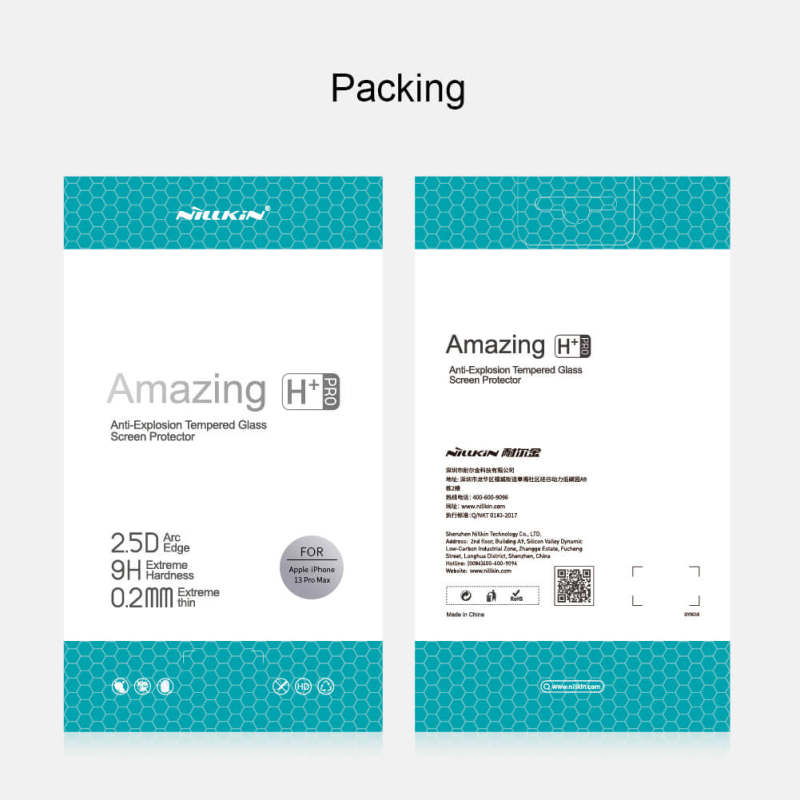 گلس گوشی اپل iPhone 14 Plus/ 13 Pro Max نیلکین مدل H Plus Pro - Nillkin H Plus Pro iPhone 14 Plus/iPhone 13 Pro Max Screen Protector