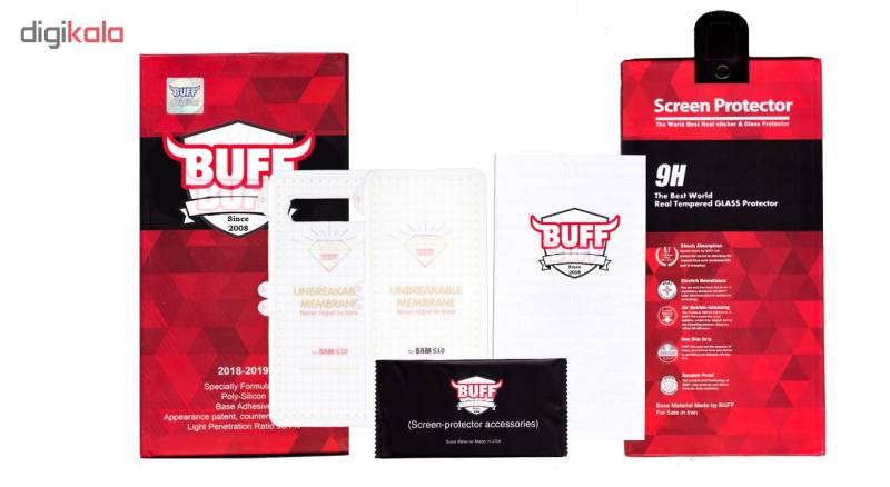 محافظ صفحه نمایش و پشت گوشی سامسونگ Galaxy S10 بوف مدل Hg01 - Buff Hg01 Galaxy S10 Screen Protector