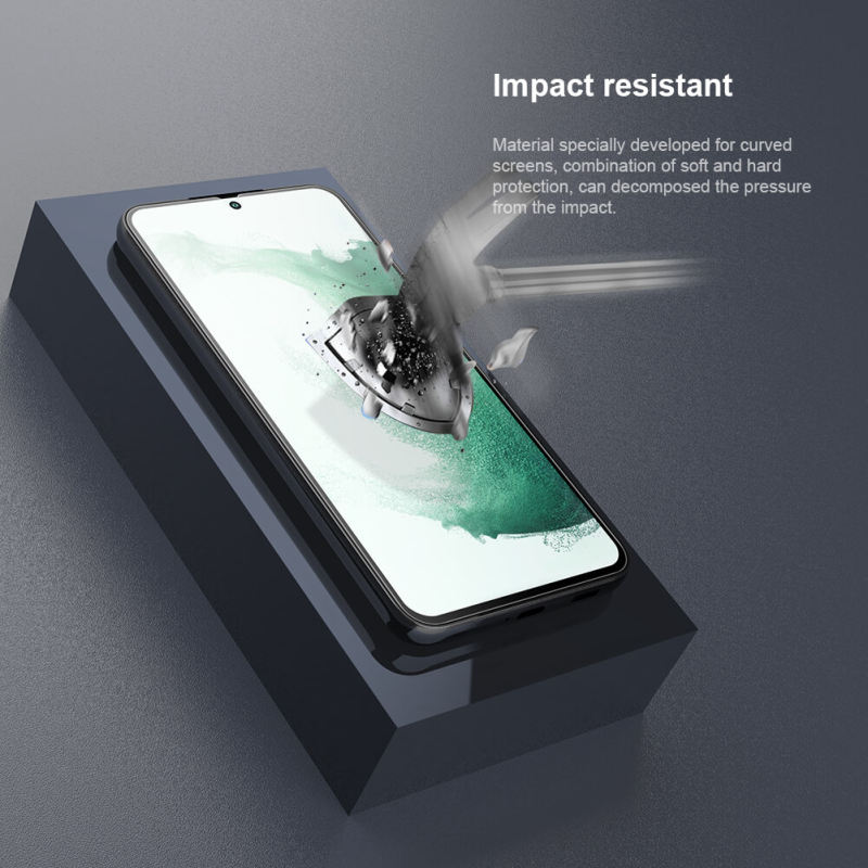 گلس گوشی سامسونگ Galaxy S22 نیلکین مدل Impact Resistant بسته دو عددی - Nillkin Impact Resistant Galaxy S22 Screen Protector 2x
