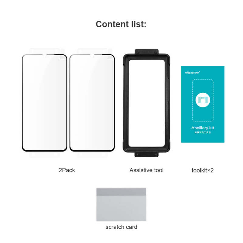 گلس گوشی سامسونگ Galaxy S22 نیلکین مدل Impact Resistant بسته دو عددی - Nillkin Impact Resistant Galaxy S22 Screen Protector 2x