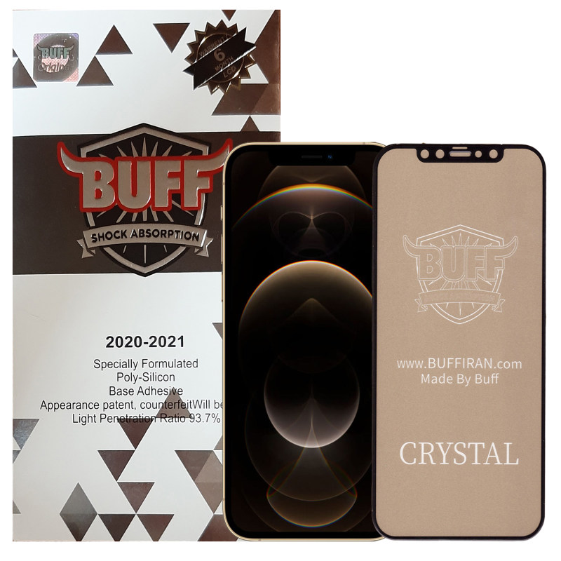 گلس گوشی اپل iPhone 12 بوف 5D مدل Cry - Buff Cry IPhone 12 Screen Protector