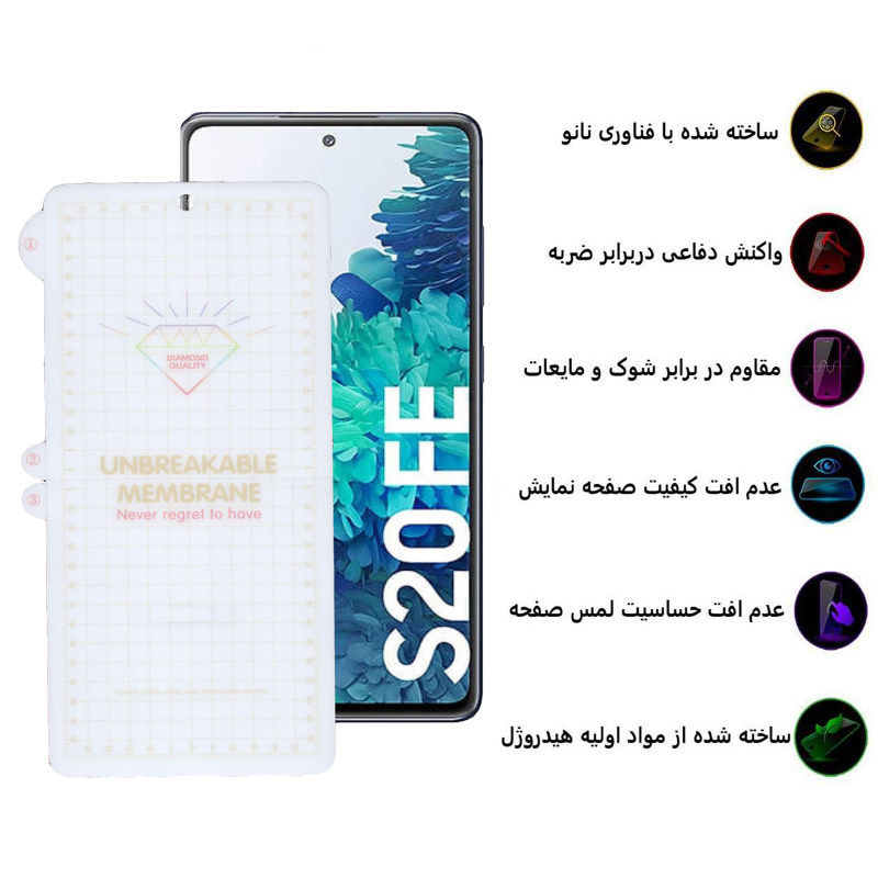 گلس گوشی سامسونگ Galaxy S20 FE بوف مدل Hg01 به همراه بیمه شکستگی - Buff Hg01 Galaxy S20 Fe Screen Protector
