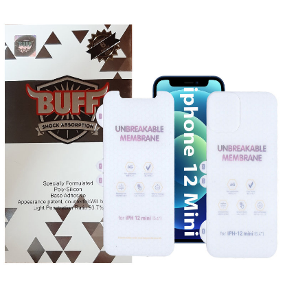 محافظ صفحه نمایش و پشت گوشی اپل iPhone 12 Mini بوف مات مدل HgM15 - Buff HgM15 iphone 12 Mini Screen Protector
