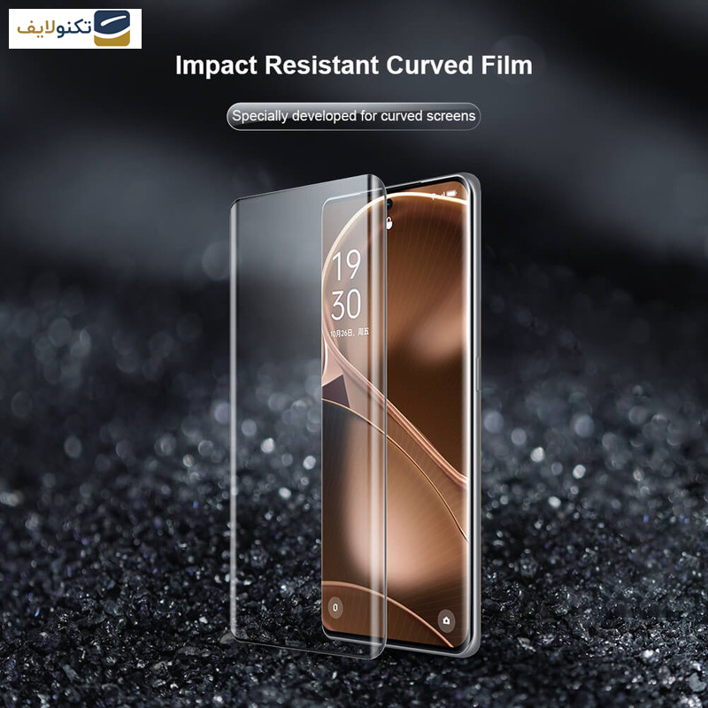 محافظ صفحه نمایش گوشی اوپو Find X6 Pro نیلکین مدل Impact Resistant بسته دو عددی - Nillkin Impact Resistant Curved Film for Oppo Find X6 Pro 2 pieces