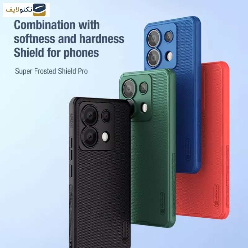 کاور گوشی شیائومی Poco X6 5G - Redmi Note 13 Pro 5G نیلکین مدل Super Frosted Shield Pro  - Nillkin Super Frosted Shield Pro cover case for Xiaomi Poco X6 5G - Redmi Note 13 Pro 5G