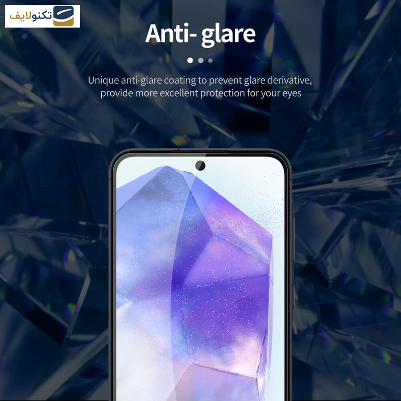 محافظ صفحه نمایش گوشی سامسونگ Galaxy A55 نیلکین مدل H Plus Pro - Nillkin Amazing H Plus Pro tempered glass screen protector for Samsung Galaxy A55