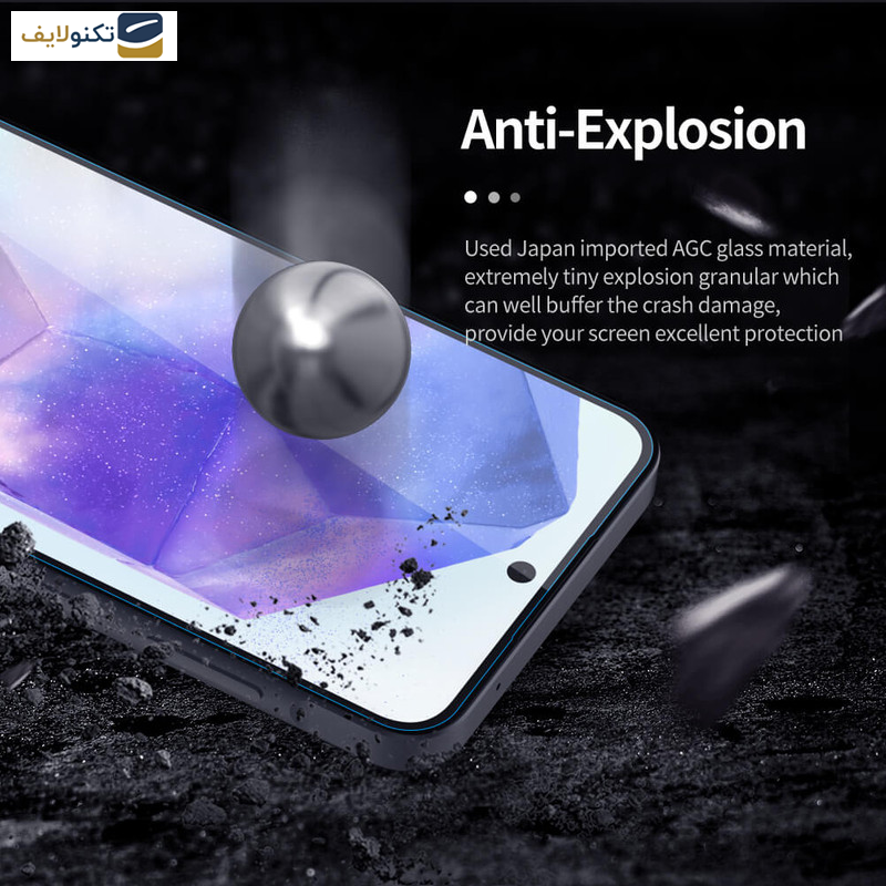محافظ صفحه نمایش گوشی سامسونگ Galaxy A55 نیلکین مدل H Plus Pro - Nillkin Amazing H Plus Pro tempered glass screen protector for Samsung Galaxy A55