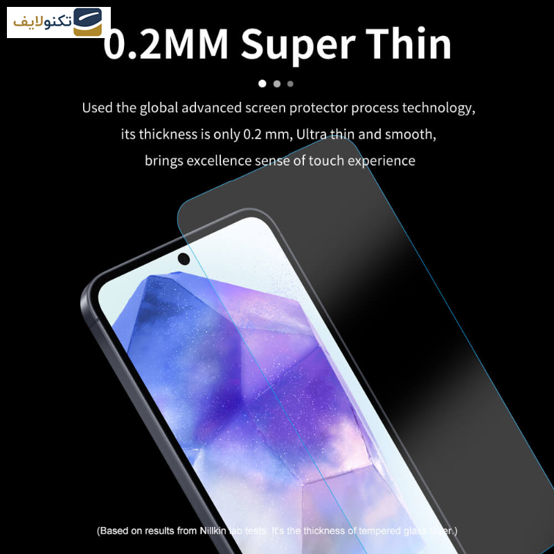 محافظ صفحه نمایش گوشی سامسونگ Galaxy A55 نیلکین مدل H Plus Pro - Nillkin Amazing H Plus Pro tempered glass screen protector for Samsung Galaxy A55