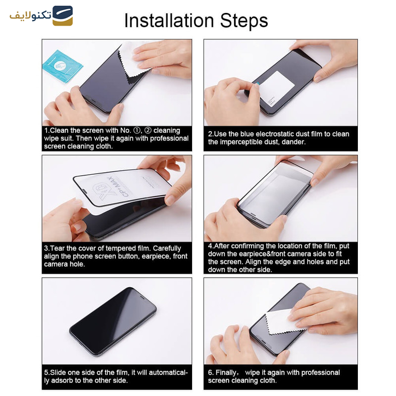 محافظ صفحه نمایش گوشی ناتینگ Phone 2a- Phone 2 نیلکین مدل CP Plus Pro - Nillkin Amazing CP Plus Pro tempered glass screen protector for Nothing Phone 2a- Nothing Phone 2