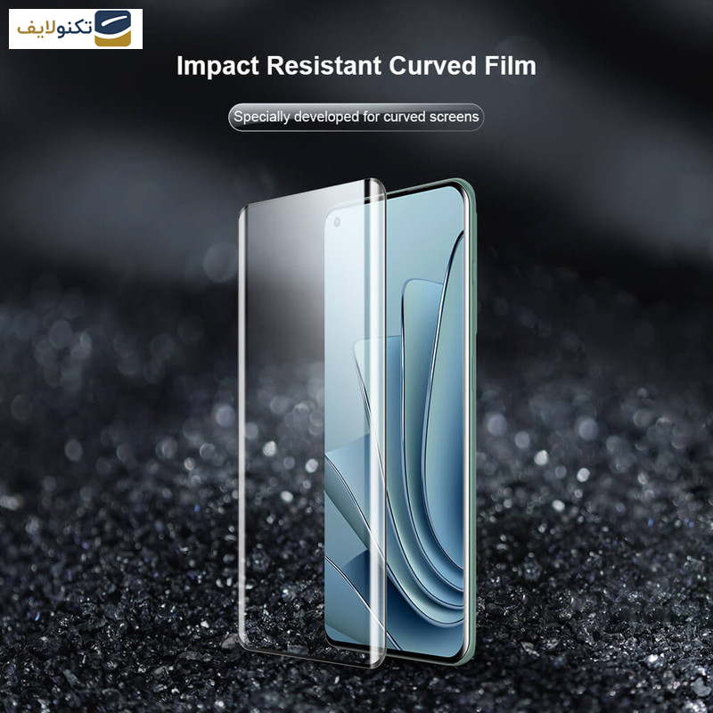 محافظ صفحه نمایش نیلکین مدل Impact Resistant مناسب برای گوشی موبایل وان پلاس OnePlus 10 Pro بسته دوعددی - Nillkin Impact Resistant Curved Film for Oneplus 10 Pro 2 pieces