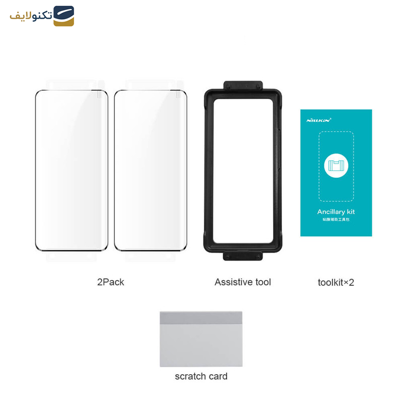 محافظ صفحه نمایش نیلکین مدل Impact Resistant مناسب برای گوشی موبایل وان پلاس OnePlus 10 Pro بسته دوعددی - Nillkin Impact Resistant Curved Film for Oneplus 10 Pro 2 pieces