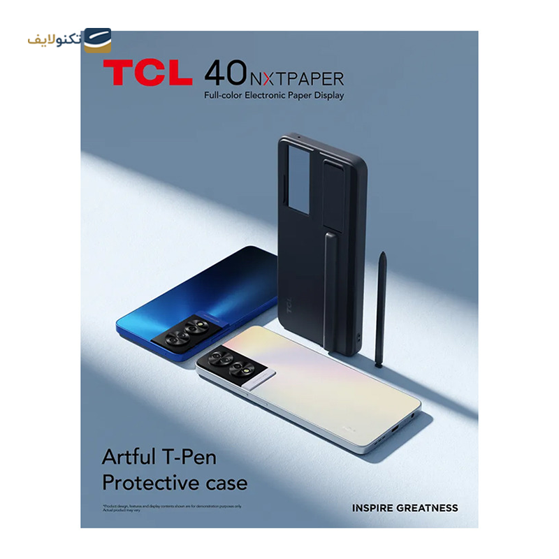 کاور گوشی تی سی ال TCL 40 NxtPaper 4G مدل BCT612 به همراه قلم T-pen - TCL Original TCL 40 NxtPaper 4G Case with T-pen Case