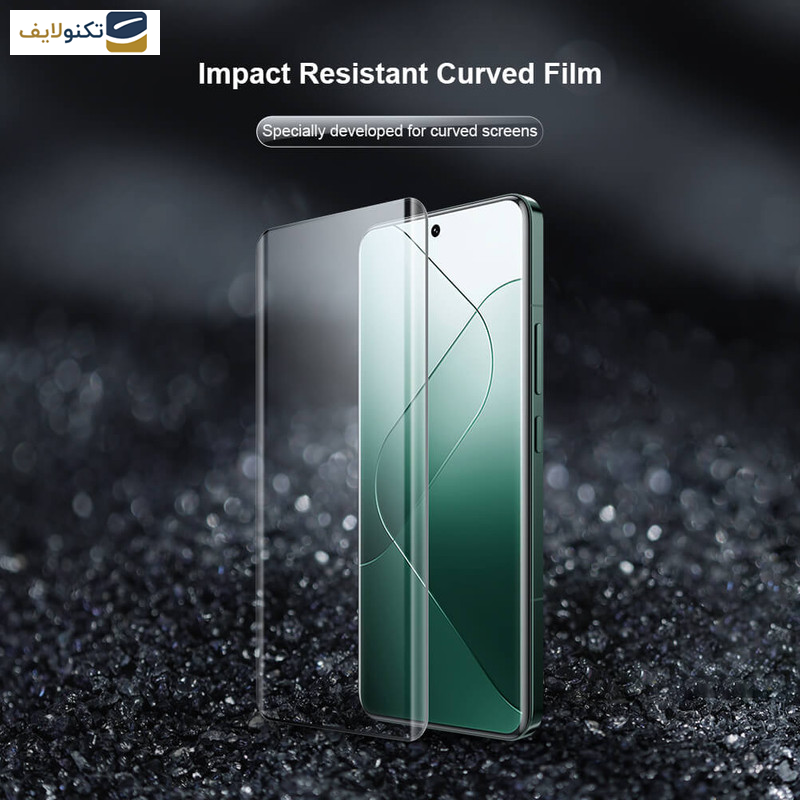 گلس گوشی شیائومی 14Pro -14 Ultra نیلکین مدل Impact Resistant بسته 2 عددی - Nillkin Impact Resistant Curved Film for Xiaomi 14 Pro - 14 Ultra 2 pieces