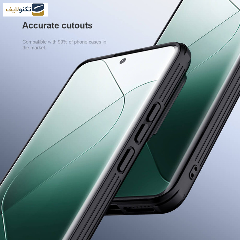 گلس گوشی شیائومی 14Pro -14 Ultra نیلکین مدل Impact Resistant بسته 2 عددی - Nillkin Impact Resistant Curved Film for Xiaomi 14 Pro - 14 Ultra 2 pieces