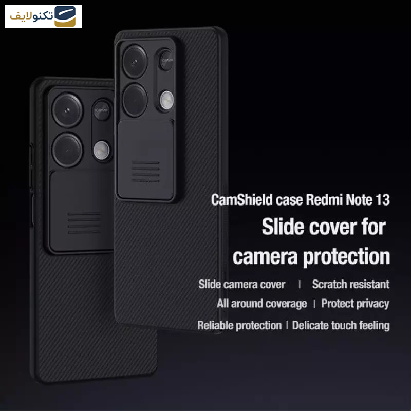 کاور گوشی شیائومی Redmi Note 13 5G نیلکین مدل CamShield  - Nillkin CamShield cover case for Xiaomi Redmi Note 13 5G