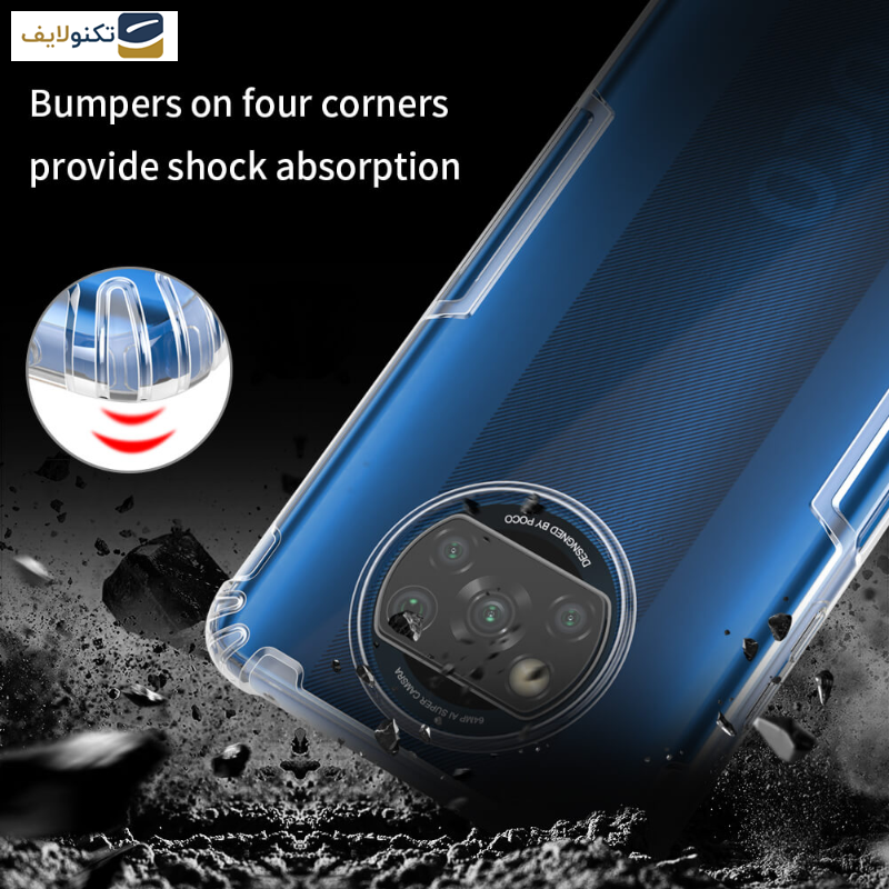 کاور گوشی شیائومی Poco X3- X3 Pro- X3 NFC نیلکین مدل Nature TPU  - Nillkin Nature TPU case for Xiaomi Poco X3-Poco X3 Pro-Poco X3 NFC