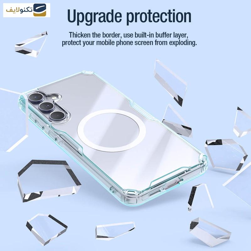 کاورگوشی سامسونگ Galaxy A55 نیلکین مدل Nature TPU Pro Magnetic - Nillkin Nature TPU Pro Magnetic case for Samsung Galaxy A55