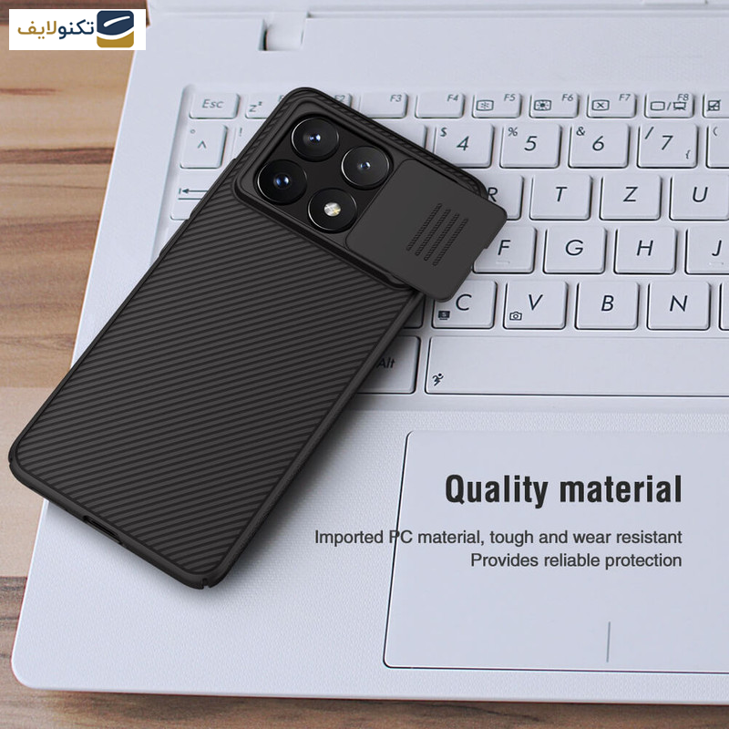 کاور گوشی شیائومی Poco X6 Pro 5G- Redmi K70E نیلکین مدل CamShield - Nillkin CamShield cover case for Xiaomi Poco X6 Pro 5G- Redmi K70E