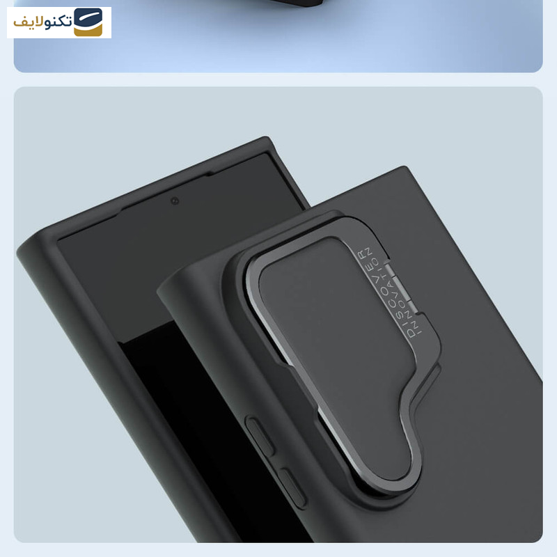 کاور گوشی سامسونگ Galaxy S24 Ultra نیلکین مدل CamShield Silky Prop Magnetic MagSafe Silicon  - Nillkin CamShield Silky Prop Magnetic MagSafe silicon case for Samsung Galaxy S24 Ultra