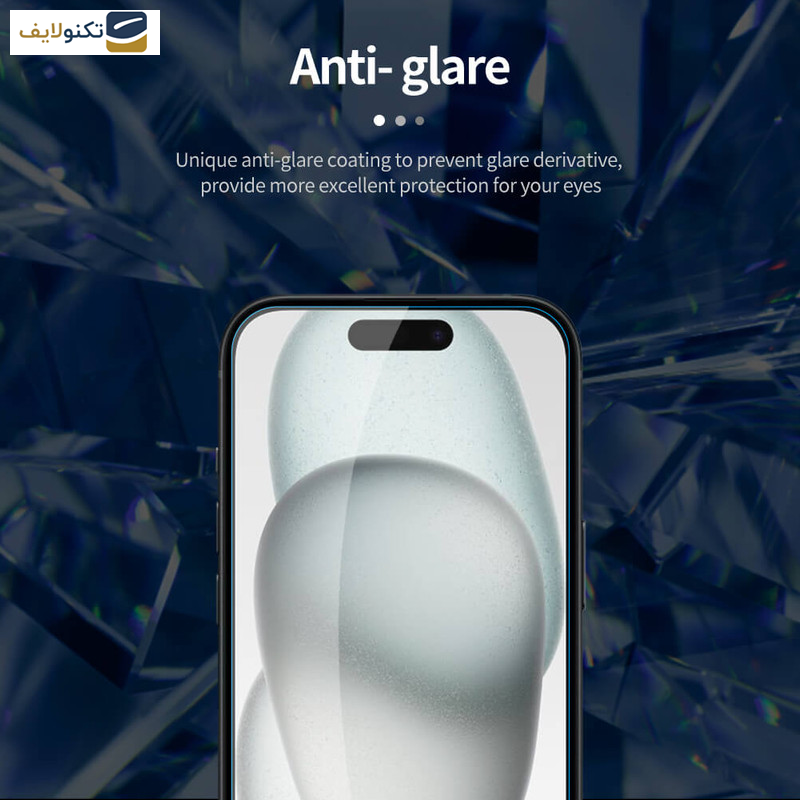 محافظ صفحه نمایش گوشی اپل iPhone 15 نیلکین مدل H Plus Pro - Nillkin Amazing H Plus Pro tempered glass screen protector for Apple iPhone 15