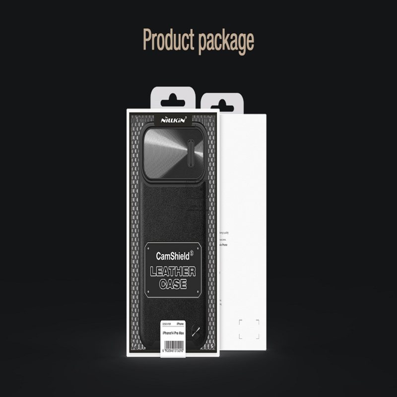 کاور گوشی اپل iPhone 13 / 14 نیلکین مدل CamShield Leather S Case   - Nillkin CamShield Leather S Case cover for iPhone 13 / 14
