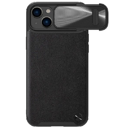 کاور گوشی اپل iPhone 13 / 14 نیلکین مدل CamShield Leather S Case   - Nillkin CamShield Leather S Case cover for iPhone 13 / 14