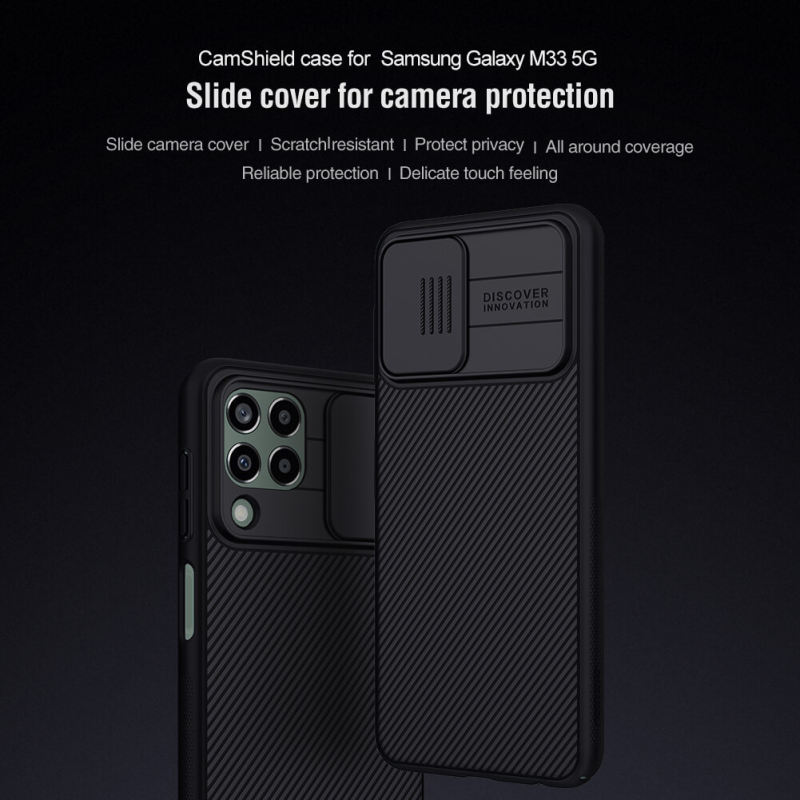 کاور گوشی سامسونگ Galaxy M33 5G نیلکین مدل CamShield   - Nillkin CamShield cover for Galaxy M33 5G