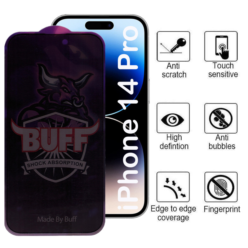 گلس گوشی اپل iPhone 14 Pro  بوف حریم شخصی مدل Pcy Pro Plus - Buff Pcy Pro Plus iPhone 14 Pro Screen Protector