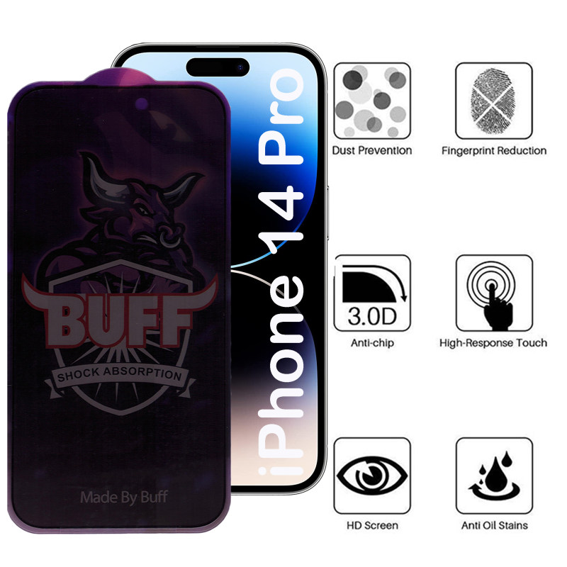گلس گوشی اپل iPhone 14 Pro  بوف حریم شخصی مدل Pcy Pro Plus - Buff Pcy Pro Plus iPhone 14 Pro Screen Protector