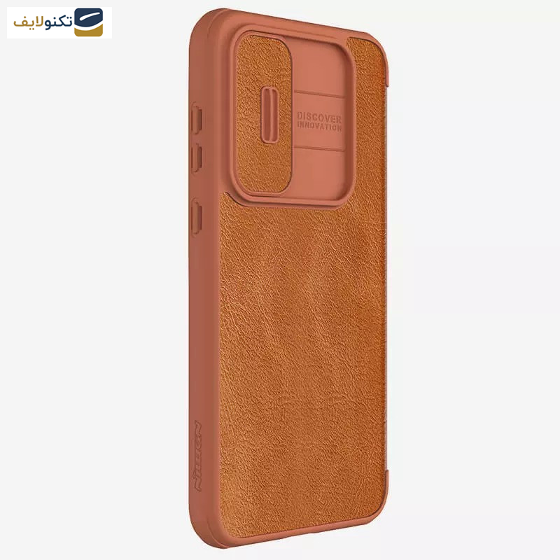 کاور کلاسوری گوشی سامسونگ Galaxy A55 5G نیلکین مدل Qin Pro Leather Case - Nillkin Qin Pro Series Leather case for Samsung Galaxy A55 5G
