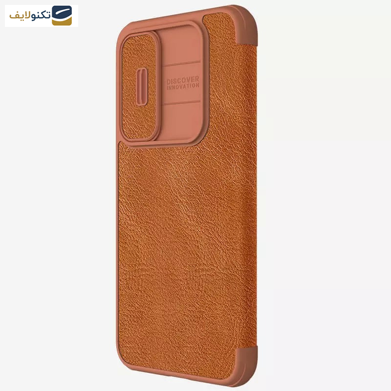 کاور کلاسوری گوشی سامسونگ Galaxy A55 5G نیلکین مدل Qin Pro Leather Case - Nillkin Qin Pro Series Leather case for Samsung Galaxy A55 5G