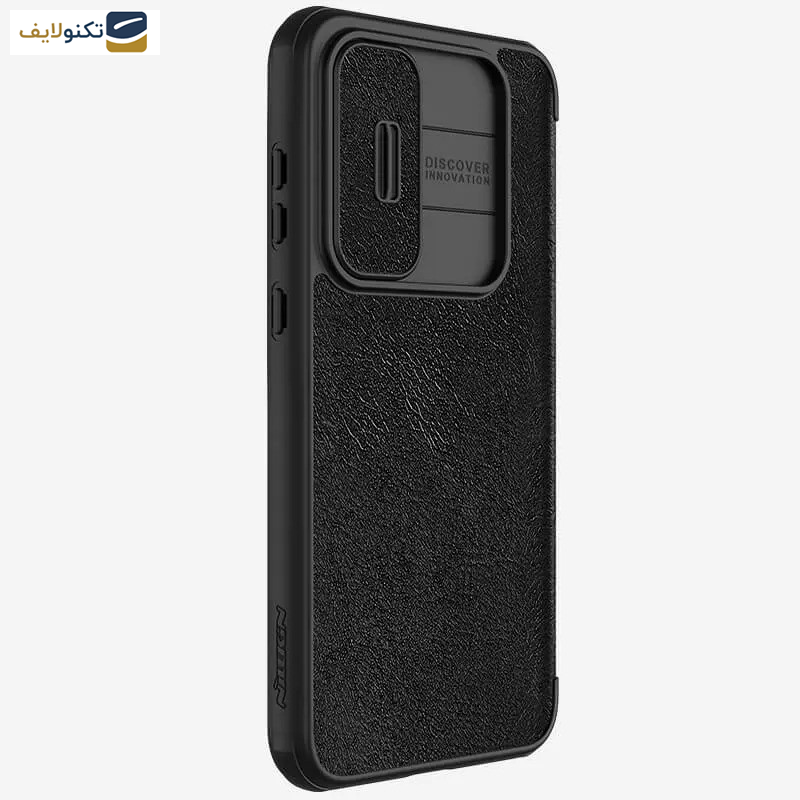 کاور کلاسوری گوشی سامسونگ Galaxy A55 5G نیلکین مدل Qin Pro Leather Case - Nillkin Qin Pro Series Leather case for Samsung Galaxy A55 5G