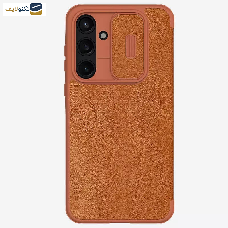 کاور کلاسوری گوشی سامسونگ Galaxy A55 5G نیلکین مدل Qin Pro Leather Case - Nillkin Qin Pro Series Leather case for Samsung Galaxy A55 5G