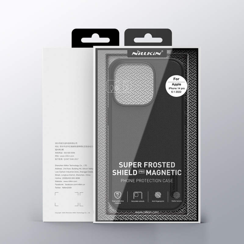 کاور گوشی اپل iPhone 14 Pro نیلکین مدل Frosted Shield Pro Magnetic   - Nillkin Frosted Shield Pro Magnetic cover for iPhone 14 Pro