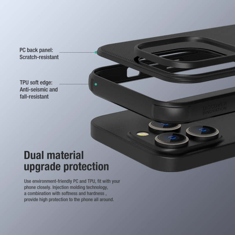 کاور گوشی اپل iPhone 14 Pro نیلکین مدل Frosted Shield Pro Magnetic   - Nillkin Frosted Shield Pro Magnetic cover for iPhone 14 Pro