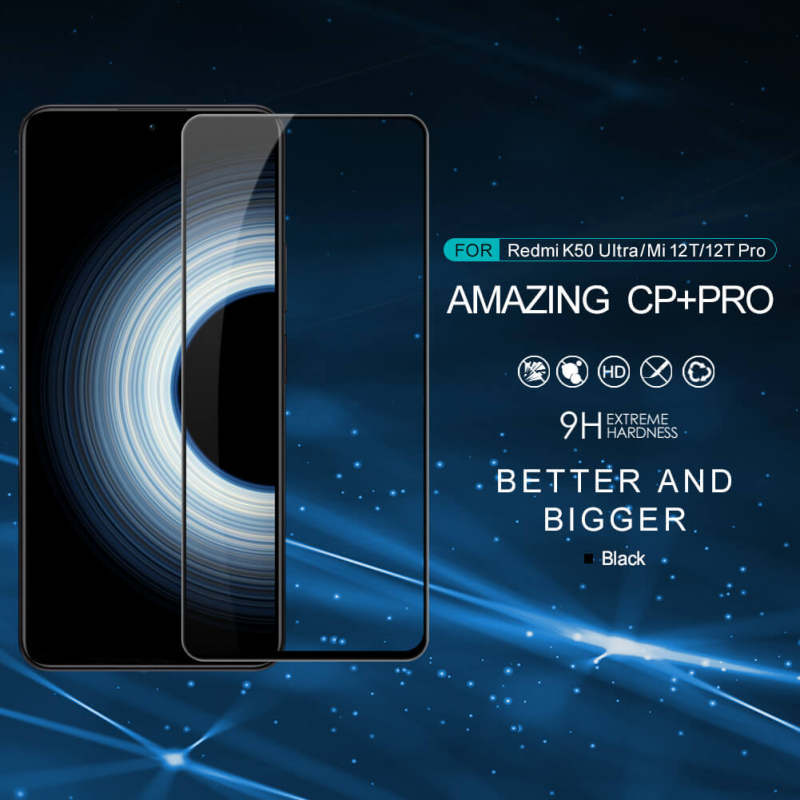 گلس گوشی شیائومی Redmi K50 Ultra/12T/12T Pro نیلکین مدل CP Plus Pro - Nillkin CP Plus Pro Redmi K50 Ultra/12T/12T Pro Screen Protector