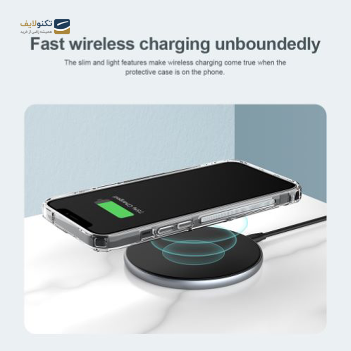 کاور گوشی اپل iPhone 13 نیلکین مدل Nature TPU Pro Magnetic Case  - Nillkin Nature TPU Pro Magnetic Case For iPhone 13