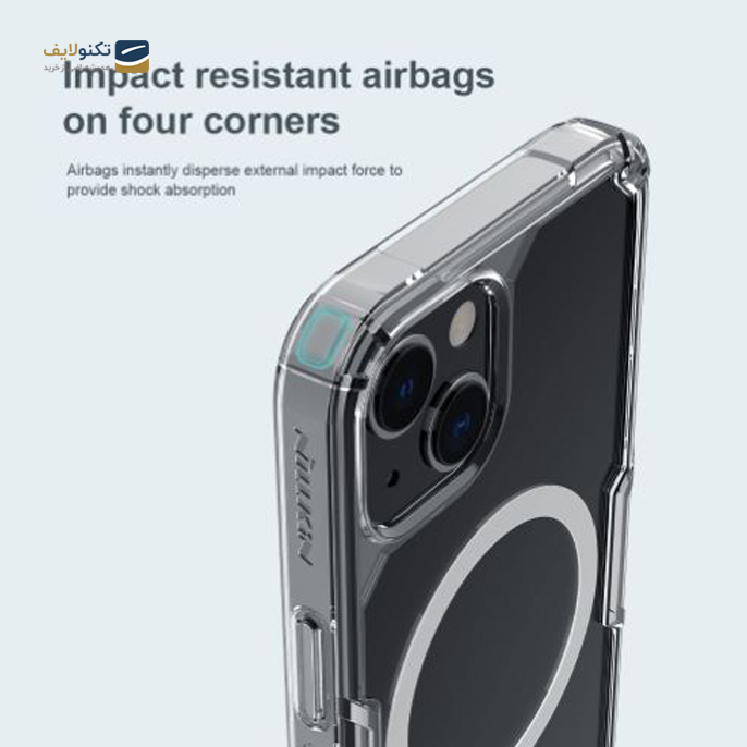 کاور گوشی اپل iPhone 13 نیلکین مدل Nature TPU Pro Magnetic Case  - Nillkin Nature TPU Pro Magnetic Case For iPhone 13