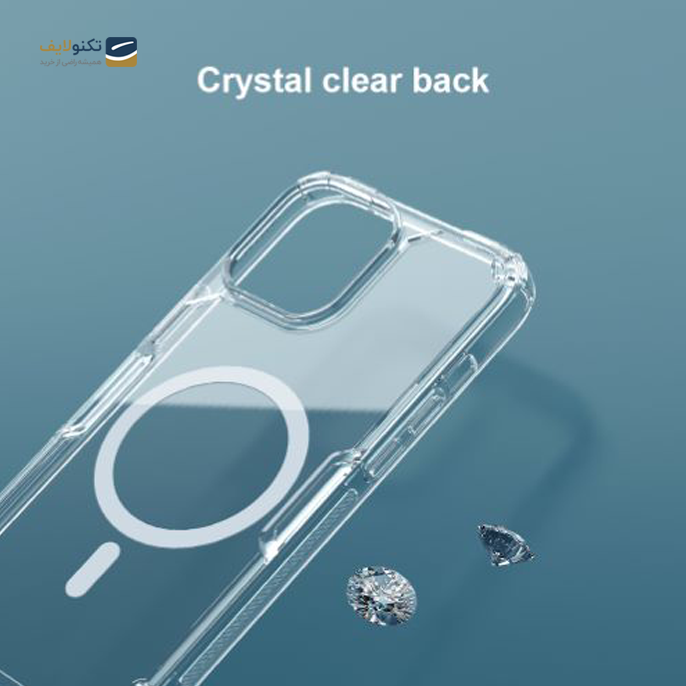 کاور گوشی اپل iPhone 13 نیلکین مدل Nature TPU Pro Magnetic Case  - Nillkin Nature TPU Pro Magnetic Case For iPhone 13