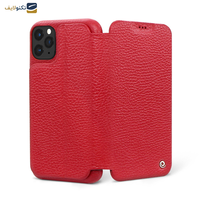 کیف کلاسوری گوشی اپل iPhone 11 Pro Max اگرت مدل Floater چرمی - Egret Floater Genuine Leather Stand Folder Bag For Apple iPhone 11 Pro Max