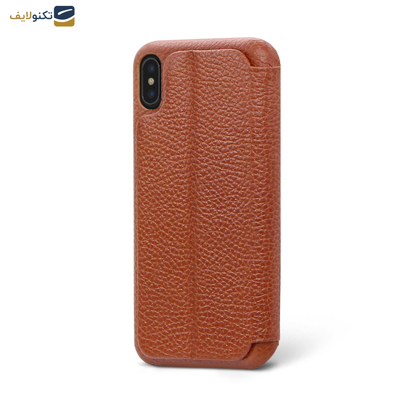 کیف کلاسوری گوشی اپل iPhone X - Xs اگرت مدل Floater چرمی - Egret Floater Genuine Leather Stand Folder Bag For Apple iPhone X - Xs