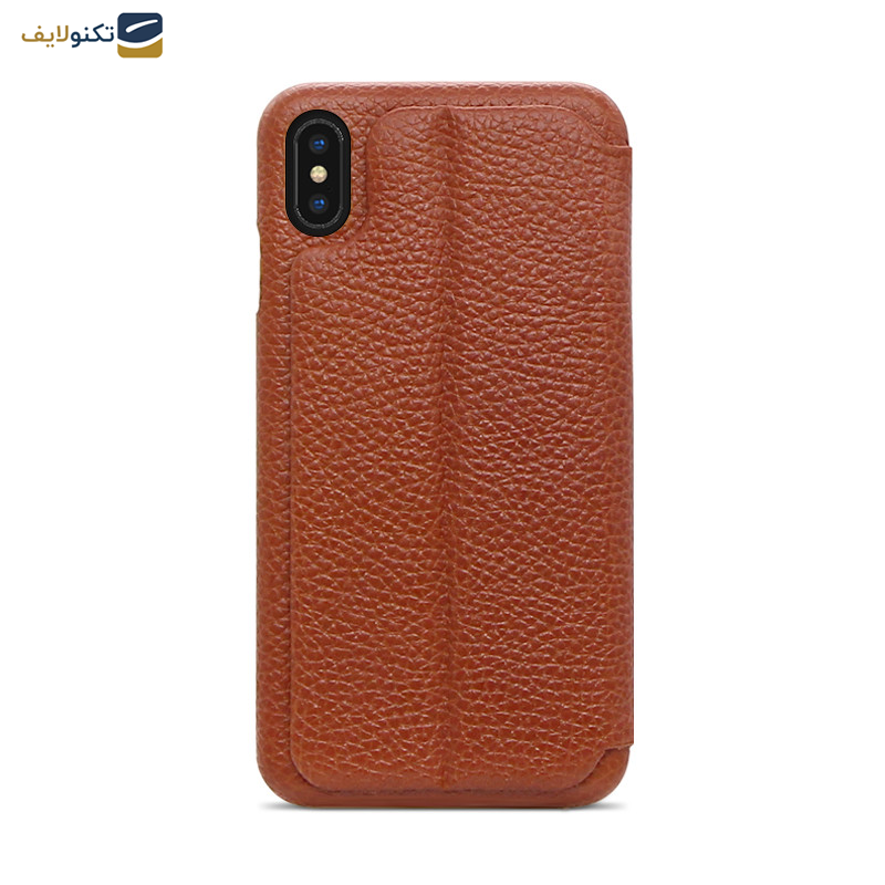 کیف کلاسوری گوشی اپل iPhone X - Xs اگرت مدل Floater چرمی - Egret Floater Genuine Leather Stand Folder Bag For Apple iPhone X - Xs
