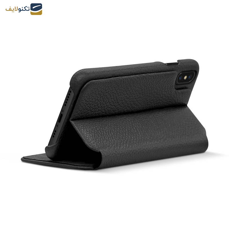 کیف کلاسوری گوشی اپل iPhone X - Xs اگرت مدل Floater چرمی - Egret Floater Genuine Leather Stand Folder Bag For Apple iPhone X - Xs