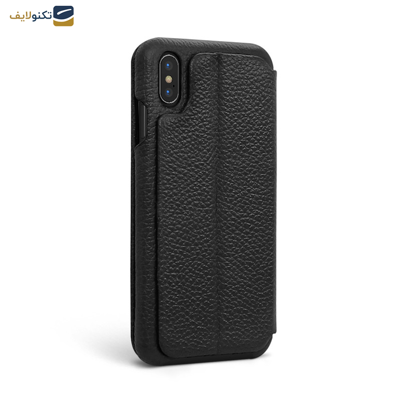 کیف کلاسوری گوشی اپل iPhone X - Xs اگرت مدل Floater چرمی - Egret Floater Genuine Leather Stand Folder Bag For Apple iPhone X - Xs
