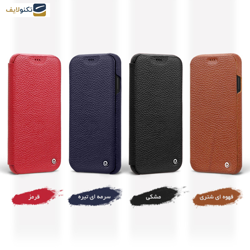 کیف کلاسوری گوشی اپل iPhone X - Xs اگرت مدل Floater چرمی - Egret Floater Genuine Leather Stand Folder Bag For Apple iPhone X - Xs